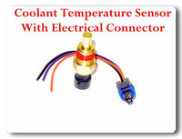 Coolant Temperature Sensor With Connector Fits:DODGE PLYMOUTH NEON 1995-1999