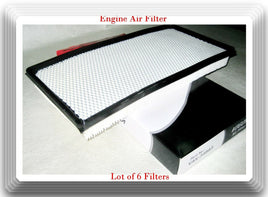 Lot of 6 x Eng Air Filter Fits:OEM#28113-22051 Hyundai Accent 1995-1999 L4 1.5L