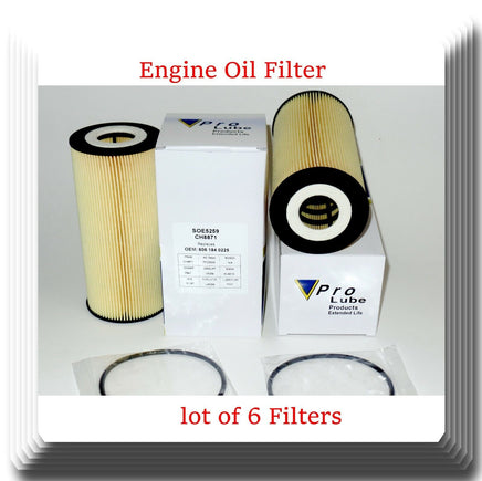 Lot of 6 Engine Oil Filter Fits: Diesel Engines M.A.N. Mercedes Benz Auto Trucks