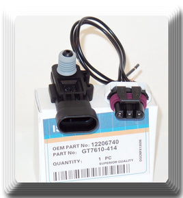 Fuel Tank Pressure Sensor W/ Electrical Connector fits Hyundai & fits Kia