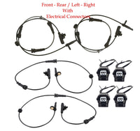 4x ABS Wheel Speed Sensor & Connector L/R Front Rear For Nissan Altima 2019-2024