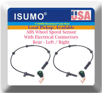 2 x ABS Wheel Speed Sensor W/ Connector Rear L/R Fits 525 535 540 640 650 M5 M6