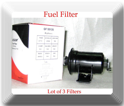 Lot of 3 Fuel Filter GF55135 Fits: Lexus LX450 96-97 Toyota Land Cruiser 93-97
