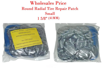 300 pcs Radial Tire Repair Round Patch Assortment SMALL MEDIUM LARGE V-PRO BRAND
