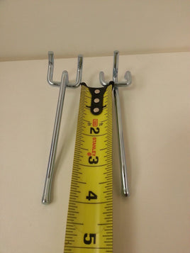 200 Pieces 4" Heavy Duty Peg Board Hooks Shelf Hanger Kit 4" x 1/4" 