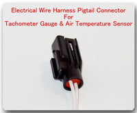 Pigtail 2 wire harness connector of Air Charge Temperature Sensor For Ford Mazda