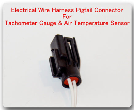 Pigtail 2 wire harness connector of Air Charge Temperature Sensor For Ford Mazda