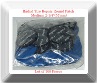 100 pc Radial Tire Repair Round Patch High Quality Medium 2-1/4"(57mm)