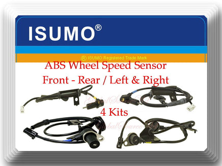4 ABS Wheel Speed Sensor  Front-Rear Left & Right Fits: Hyundai Santa Fe 01-06
