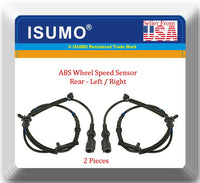 2 x ABS Wheel Speed Sensor W/ Connector Rear L&R Fits: Explorer Flex Taurus MKS