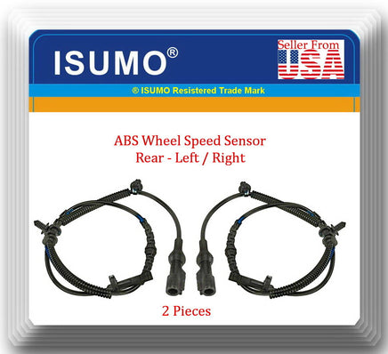 2 x ABS Wheel Speed Sensor W/ Connector Rear L&R Fits: Explorer Flex Taurus MKS
