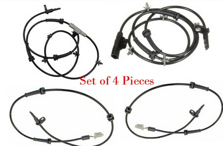 Set of 4 ABS Wheel Speed Sensor Front - Rear L/R Fits OEM#ZX00A  Altima Maxima