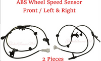 4x ABS Wheel Speed Sensor + Connector Front Rear L/R For xD 2008 Yaris 2006-2011