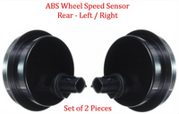 4x ABS Wheel Speed Sensor + Connector Front Rear L/R For xD 2008 Yaris 2006-2011