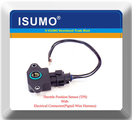 Throttle Position Sensor W/Electrical Connector(TPS) Fits:Dodge Hyundai Kia Saab