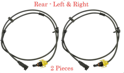 2x ABS Wheel Speed Sensor W/Connector Rear L/R Fit Town & Country Grand Caravan