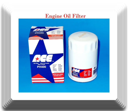 Engine Oil Filter PH400 ACE Made In USA Fit:Fram PH3600 Wix 51516 Chrysler Mazda
