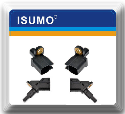 Set 4 ABS Wheel Speed Sensor Front / Rear Left & Right Fits:Mazda 3  Mazda 5