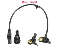 4x ABS Wheel Speed Sensor & Connectors Front Rear L/R Fits Nissan 370Z 2010-2019
