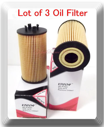 Lot of 3 Engine Oil Filter SOE5476 Fits: Cadillac CTS V6-3.2L 2003 - 2004