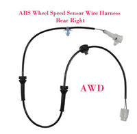 ABS Wheel Speed Sensor Wire Harness - Rear Right Fits Suzuki SX4 2007-2013 AWD