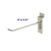 X20 Slatwall Hooks Slat Wall board Shelf Shelving  New 4" x 1/4"
