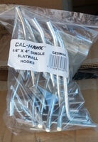 X20 Slatwall Hooks Slat Wall board Shelf Shelving  New 4" x 1/4"