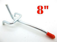 100 PC 8" PEG BOARD HOOKS Shelf Hanger Kit 8" x 1/8" Garage Storage Hanging Set