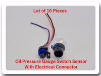 (Lot  of 10) Oil Pressure Sending Unit with Pigtail Fits: GM Isuzu Pontiac Saab