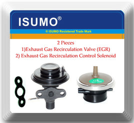 2 Pcs  Vacuum Solenoid Modulator EGR Valve & EGR Valve Fits:Camry Celica RAV4
