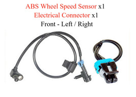 1 Kit ABS Wheel Speed Sensor Front-Right or Left W/Connector Fits: Chevrolet GMC