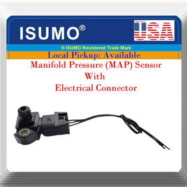 Manifold Pressure MAP Sensor W/Connectot Fit Acura Honda 2006-2020