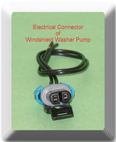 22143196 Windshield Washer PumpW/Connector Fits: GM GMC Isuzu Saab Saturn 02-17