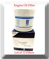12 OIL FILTERS SO4670 PH16 Fits: DODGE CHRYSLER MITSUBISHI JEEP ACURA TOYOTA &