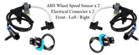 2 x ABS Wheel Speed Sensor W/Connectors Front L/R Fits: Hummer H2 2003-2007 6.0L