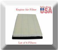6 x Air Filter Fits:OEM#10351258 Buick Chevrolet Oldsmobile Pontiac 1988-2009
