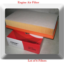 Lot of 6x Engine Air Filter Fits:Fram CA6545 WIX 46240 Audi Volkswagen 1988-2012