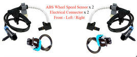 2 x ABS Wheel Speed Sensor W/ Connetor Front L & R ALS3077 Fits Chevrolet GMC