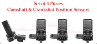 Set 4 Pcs Camshaft/Crankshaft Position Sensor For: Armada Titan Pathfinder 5.6L