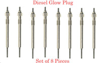 Set of 8 Kits Diesel Glow Plug Fits:OEM#97226202 Chevrolet GMC 2001-2004 V8 6.6L