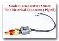 TX81 Coolant Temperature Sensor W/ Connector For Chrysler Dodge Eagle Jeep