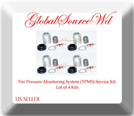 4 Pack 20003 TPMS Sensor Service Kit For Cadillac Chrysler Dodge Mitsubishi Jeep