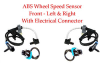 2 x ABS Wheel Speed Sensor W/Connector Front left/Right ALS483 For:Chevrolet GMC