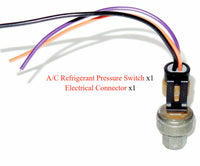 A/C Refrigerant Pressure Sensor W/Connector Fits: OEM# 22664328 Most GM Saab