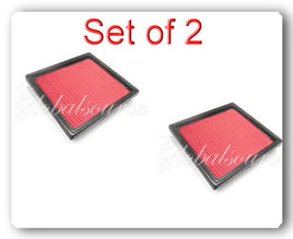 SET 2 AIR FILTER FITS: INFINITI EX35 EX37 G25 G35 G37 Q60 QX50 NISSAN350Z 370Z