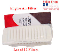 Wholesales Price Lot of 12 Engine Air Filter Fits: Scion Xa Xb Toyota Echo 1.5L