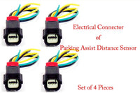 4x Connector of Parking Assist Distance Sensor PPS25 Fit Explorer Flex 2013-2019