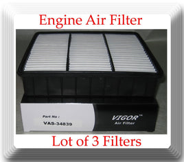 ( Lot of 3) Engine Air Filter SA4839 Fits: Dodge Eagle Mitsubishi Plymouth