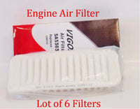 Lot of 6 Engine Air Filter Fits: OEM# 17801-21030 Scion Xa Xb Toyota Echo 1.5L