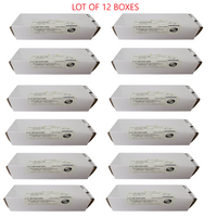 12 Boxes of 576 1/4oz 0.25oz Gray Coated Adhesive Stick on balance Wheel Weights